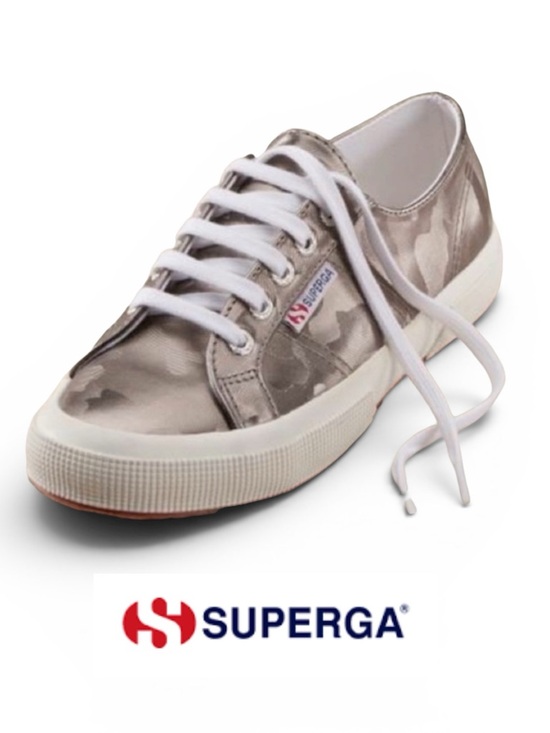 Superga Shoes - Superga 2750 Army Chrome Sneaker in Silver Camo Size EU 39; W’s 8; M’s 6 1/2